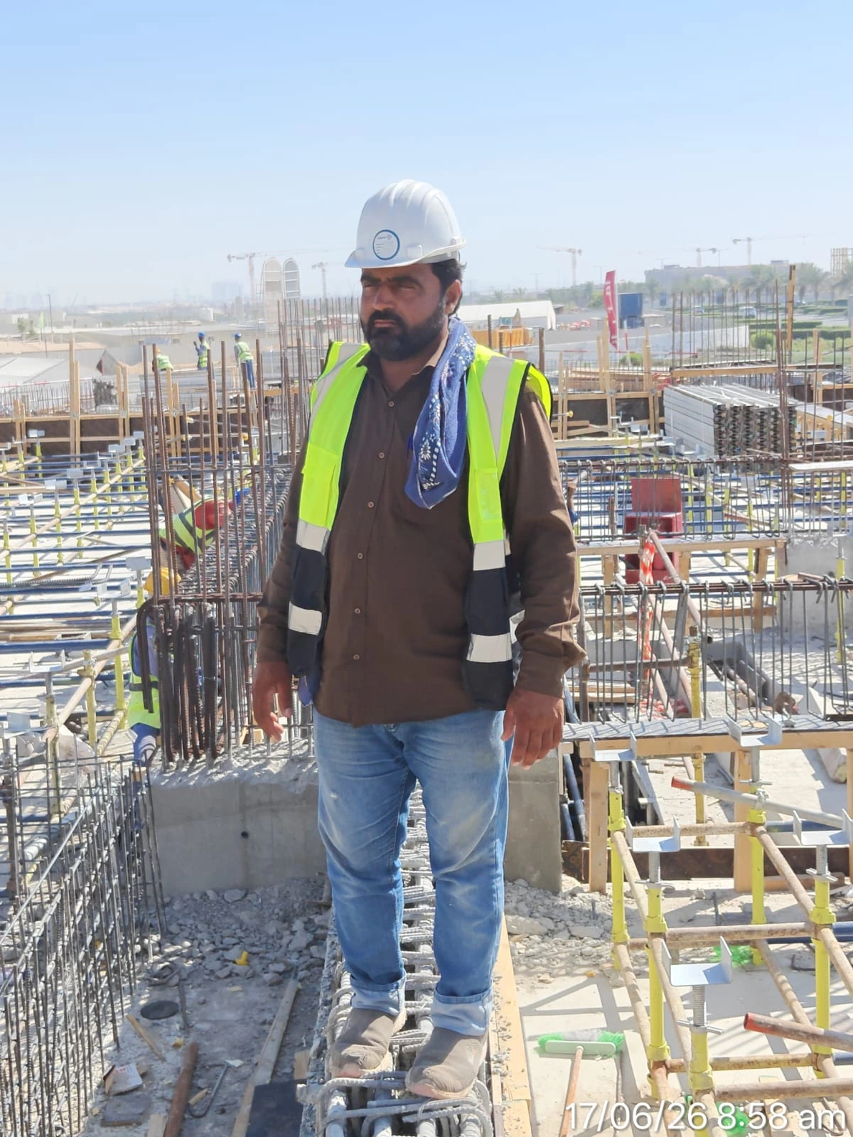 Construction site supervision
